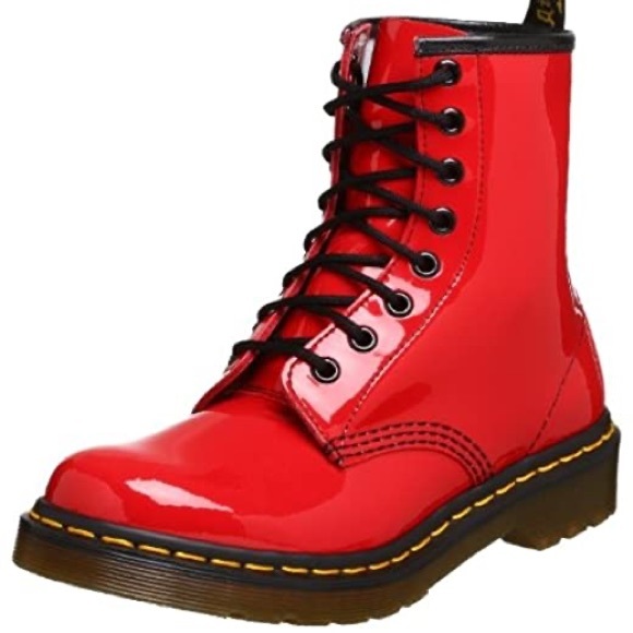 Red Patent Leather Dr Martens | Poshmark